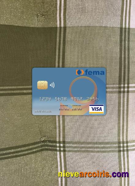 Benin Fema bank visa card photolook